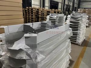 Tôle personnalisée en aluminium B4/BS604C Fermeture d'épissure à fibres optiques Cadre de gestion des câbles Fabrication de soudage en aluminium - Product Image 3