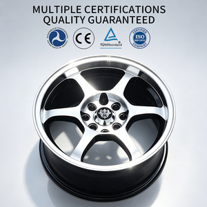 ล้อแม็กซ์ FLowtone รุ่นใหม่ <span class=keywords><strong>Te37</strong></span> ล้ออัลลอยด์อะลูมิเนียมสำหรับรถยนต์ ขนาด 15 นิ้ว 8 รู 4x100/114.3 สีดำ หน้าเจียรขอบล้อ มีสินค้าในสต็อก - Product Image 4