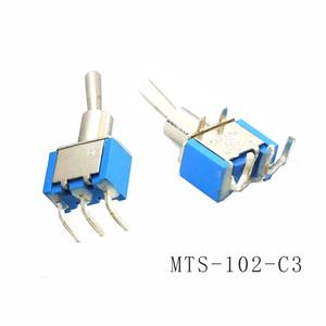 Interrupteur à bascule MTS102 MTS103 MTS202-C4 MTS203 SMTS-102 2 broches 3 broches 6 broches 4 mm Production personnalisée - Product Image 3