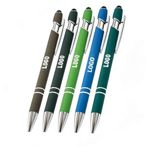 Best <b>Cheap</b> Wholesale Promotional Business Gift Metal Touch Screen Ballpoint Pens With Customized Logo Click Pen - Product Image 1