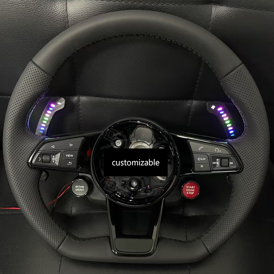Volante con levas LED