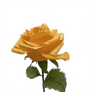 Bouquet de fleurs artificielles réalistes de bégonia avec feuilles, 36 cm, en plastique, pour la Saint-Valentin, décoration de jardin et de maison - Product Image 4