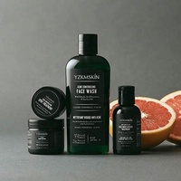 Kit de baume crème à l'huile de barbe bio pour le visage OEM ODM kit de réparation anti-acné blanchissant hydratant contrôle de l'huile ensemble de soins de la peau pour hommes
