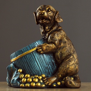 ที่วางขวดไวน์รูปโกลเด้นรีทรีฟเวอร์ วัสดุเรซิ่น สำหรับวางบนโต๊ะ  ขายดีจากโรงงาน ใช้งานได้จริงและตกแต่งสวยงาม - Product Image 6