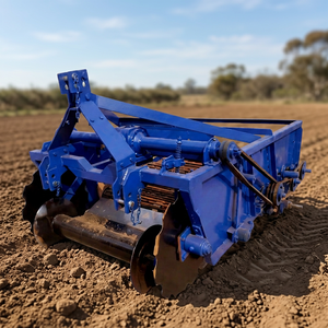 Arado de Discos Doble de 2 Filas Azul, Maquinaria Agrícola con Caja de Cambios para Cultivo del Suelo, Alta Productividad, Multifuncional para Granja - Product Image 2