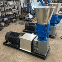 Granulateur d'aliments pour bétail haute efficacité 100-300 kg/h, moulin à granulés pour volailles, moteur puissant pour aliments de poulet Henan