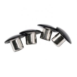 Rivets semi-tubulaires en acier inoxydable 304, tête noire peinte, 3 mm, 4 mm, 5 mm, norme ISO, marque Saitong, pour chaises et meubles - Product Image 2