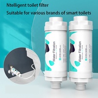 Purificateur d'eau préalable pour robinet de filtre à eau en plastique de toilette intelligente pour accessoires de machine à laver et de chauffe-eau