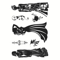 Sceau de timbres transparents rétro en caoutchouc transparent pour bricolage, scrapbooking, fabrication de cartes, timbres décoratifs, dentelle, 99 Designs