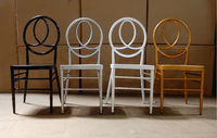 Chaises Chiavari à louer pour mariage, banquet, salle à manger, chaise Chiavari en métal doré