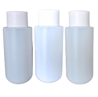 Bouteilles compressibles de 350 ml en HDPE couleur naturelle avec bouchon disque pour shampoing, après-shampoing, produits de toilette, savon liquide