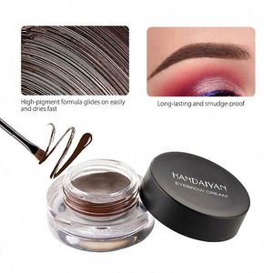 Gel à sourcils HANDAIYAN, 12 couleurs, teinture colorée pour sourcils avec pinceau, longue tenue, waterproof, maquillage minéral pour sourcils - Product Image 1