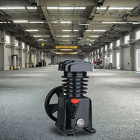 Prix bas 1hp 10bar 0.75kw 1300rpm 100 L/MIN pompe de compresseur d'air à Piston industriel à faible bruit