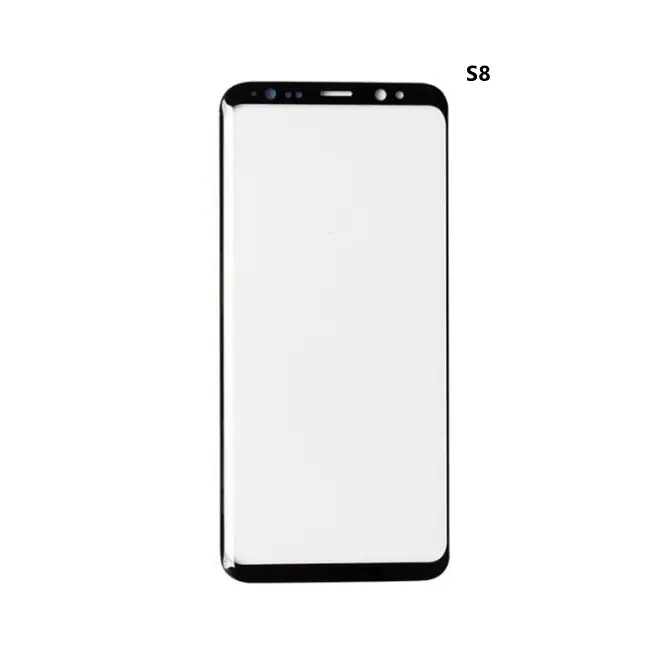 Per Samsung S8 S9 G960 S9 Plus S10 nota 8 9 10 20 Plus parti di ricambio per lenti in vetro Touch Screen esterno anteriore
