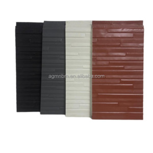 Revêtement métallique personnalisé de 16mm Panneau isolant moderne en polyuréthane sandwich en mousse <span class=keywords><strong>d</strong></span>'aluminium sculpté Mur extérieur Maisons préfabriquées - Product Image 2