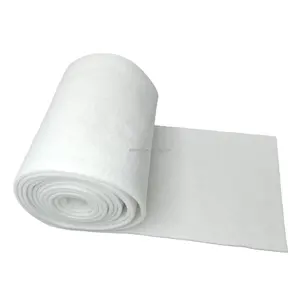 High Quality Good Price White Needle Punched Cotton hydrophilic needle punched cotton Viscose Polyester Absorbent Cotton