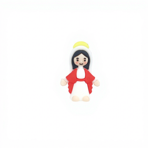 Jincan 2026 Nuevas Mini Figuras Decorativas Religiosas de Marí<span class=keywords><strong>a</strong></span> y Jesús para Pascua, JC-1203, PVC, Goma Suave, Impresión Digital, Regalo - Product Image 5