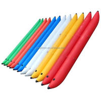 Vélo aquatique gonflable OEM ODM avec cadre en aluminium, matériau PVC, technologie Drop Stitch, propulsion humaine, à vendre