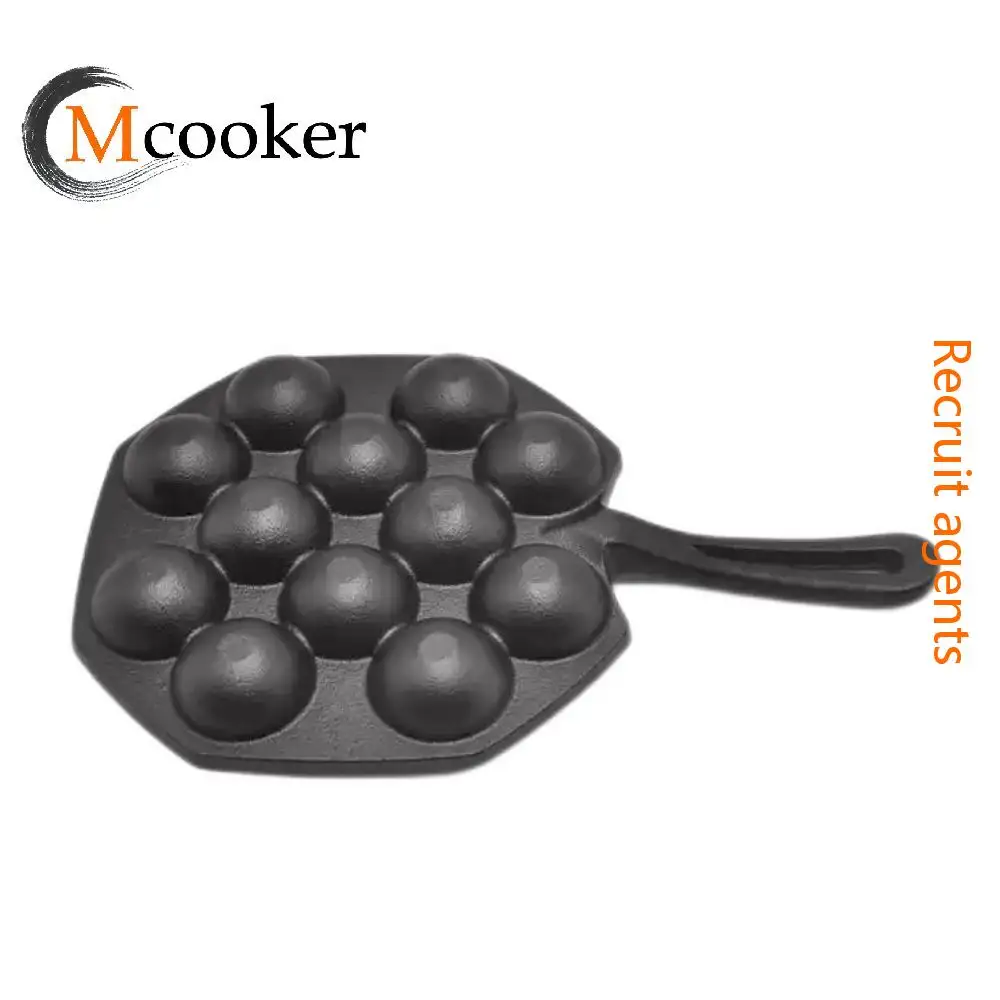 Mcooker 2023 stampo per torta cupcake in ghisa antiaderente muffin takoyaki round bread maker baking pancake pan