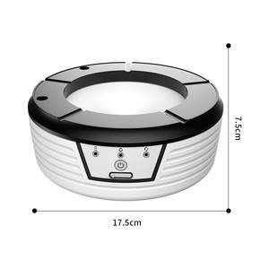 Cendrier intelligent multifonctionnel pour la maison, filtration par circulation, élimination des odeurs de fumée, alimentation USB, design minimaliste, vente en gros - Product Image 5