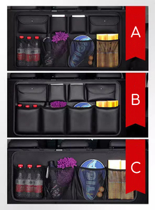 กระเป๋าหนังเบาะรถสำหรับเก็บของ<span class=keywords><strong>ภายใน</strong></span>รถกระเป๋าแขวนท้ายรถโลโก้ตามสั่ง - Product Image 6