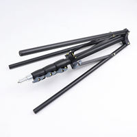 Tripod serat karbon sangat ringan, ramah perjalanan untuk kamera Mirrorless