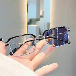 Vente en gros de montures de lunettes en métal photochromiques et anti-lumière bleue pour hommes - Product Image 1