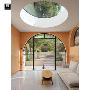 <span class=keywords><strong>Lucernario</strong></span> Circolare <span class=keywords><strong>Piatto</strong></span> e Pedonabile con Vetro Temperato di Sicurezza per Case, Finestra da <span class=keywords><strong>Tetto</strong></span> in Vetro Fissa Moderna, Pavimento in Vetro - Product Image 4