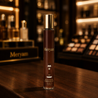 Parfum en spray pour hommes et femmes, flacon en verre bronze, coffret de présentation, pour les fêtes, longue tenue