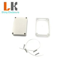115*90*55mm petit couvercle Transparent boîtier de boîtier étanche boîte de commutation de bouton extérieur boîtier PC boîtier ABS boîte de jonction