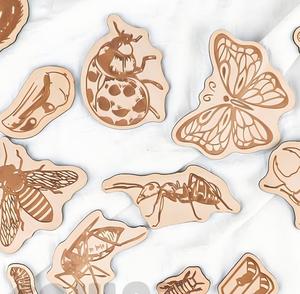 ปริศนาการเรียนรู้แมลงแบบหลายชั้น - ของเล่นไม้เพื่อการศึกษาสำหรับเด็กเพื่อการเรียนรู้เบื้องต้นเกี่ยวกับกายวิภาคของแมลงและวงจรชีวิต - Product Image 6