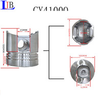 Prix du chemise de cylindre CHAOCHAI CY4100Q Modèle Pièces automobiles Joint de culasse Chemise de cylindre Jeu de segments de piston
