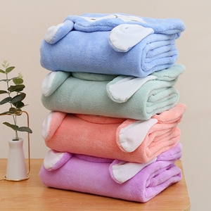 Toalla de Baño con Capucha Reversible Ecológica Personalizada, Manta de Terciopelo Cuadrada para Bebé, Diseño de Dibujos Animados para Dormitorio y Hotel - Product Image 6
