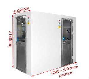 Douche d'air d'angle à angle droit intelligente | Équipement peu encombrant pour salle blanche | Dépoussiérage automatique | OEM/ODM - Product Image 3