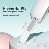 Coupe-ongles électrique pour animaux de compagnie avec poignée ergonomique antidérapante pour le toilettage des petits animaux, coupe-ongles pour chat sans douleur