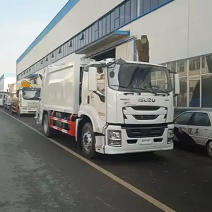 Camion compacteur de déchets ISUZU 14CBM avec chargeur arrière, prix d'usine, à <span class=keywords><strong>vendre</strong></span> - Product Image 1