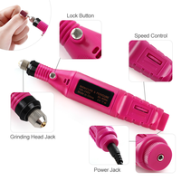Kit Complet Lampe Séchoir à Ongles, Outil Pinceau à Poudre et Accessoires pour Nail Art