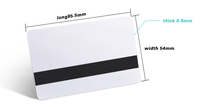 Carte à bande magnétique vierge imprimable personnalisée Vente en gros Carte à bande vierge Smart ID/IC Taille de carte de crédit