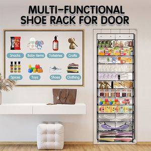 Wholesale Large Multifunctional Breathable <b>Storage</b> Mesh Door <b>Shoe</b> Organizer Eco-friendly Polyester Home Assembly Reusable Closet - Product Image 3
