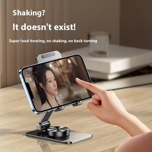 Bán Hot điện thoại di động đứng 360 độ xoay gấp kim loại máy tính để bàn đứng, trọng và ổn định lười biếng người giữ điện thoại - Product Image 4