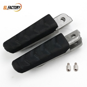 Repose-pieds arrière pour moto, adaptés aux modèles F800GT 2011-2013, <span class=keywords><strong>F800S</strong></span> 2004-2008, F900R, F900XR 2020-2022, en aluminium et caoutchouc noir - Product Image 5