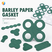 Papier isolant creux à 4 trous pour batterie lithium basse tension 30V, joint en papier d'orge auto-adhésif, papier de coque verte