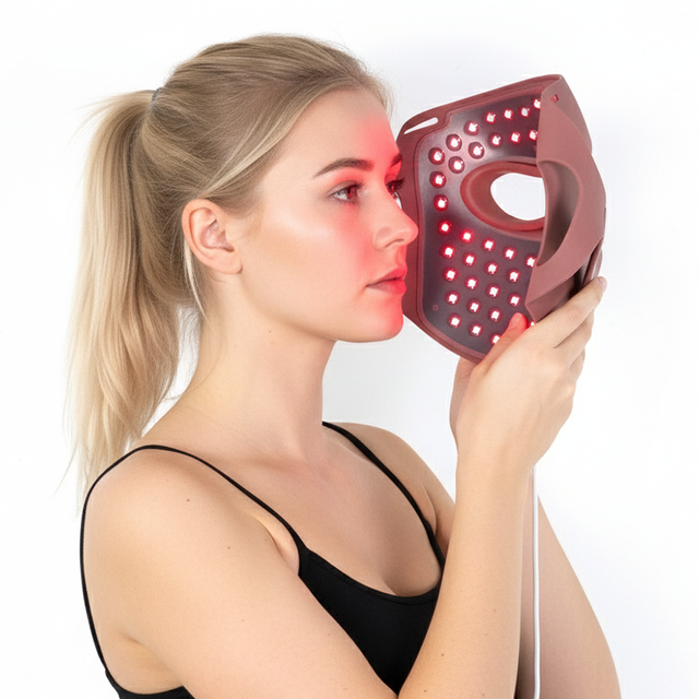 Custom Logo Red Light Mask Professional 4D Red Light Therapy Mask Red Light Therapy Face Mask