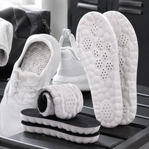 Solette Comfort OEM 4D Cloud PU ad Alta Elasticità, Ammortizzazione, Assorbimento degli Urti, Traspiranti, Supporto dell'Arco Plantare per Scarpe Sportive - Product Image 2