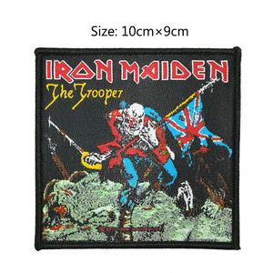 Distintivo in tela ricamata musica Punk personalizzabile stile <span class=keywords><strong>Rock</strong></span> <span class=keywords><strong>Band</strong></span> americano europeo 3D per adesivi decorativi - Product Image 1