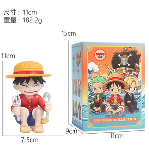 8 Estilos, <span class=keywords><strong>Figura</strong></span> de Manga de 10 CM, Serie de Comida de ONE PIECE, Luffy, Nami, Zoro, Sanji, <span class=keywords><strong>Chopper</strong></span>, Yamato, <span class=keywords><strong>Figura</strong></span> de PVC, Juguetes de Anime - Product Image 3