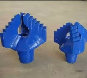 מקדח גרירה בעל <span class=keywords><strong>3</strong></span> כנפיים בקוטר ראש 203 מ\"מ, מזויף, בעל ביצועים גבוהים, מאושר CE, לקידוח בארות מים. - Product Image 3