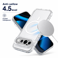Coque de téléphone transparente pour Google Pixel 6 6A 7 7A 8 8A 9 9A 10A 10 11 Pro XL, chargement magnétique sans fil, antichoc