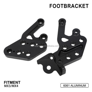 Soporte Ajustable de Aluminio CNC JFG para Reposapiés de Motocicleta Eléctrica Talaria MX3 MX4, Montaje Multiorificio, Juego Izquierdo y Derecho - Product Image 6