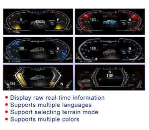 Pannello Strumenti LCD da 12.3 Pollici Cruscotto Tachimetro Cluster Digitale per <span class=keywords><strong>BMW</strong></span> X5 <span class=keywords><strong>X6</strong></span> E70 <span class=keywords><strong>E71</strong></span> 2006-2013 - Product Image 4